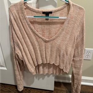 Forever 21 cropped sweater size medium